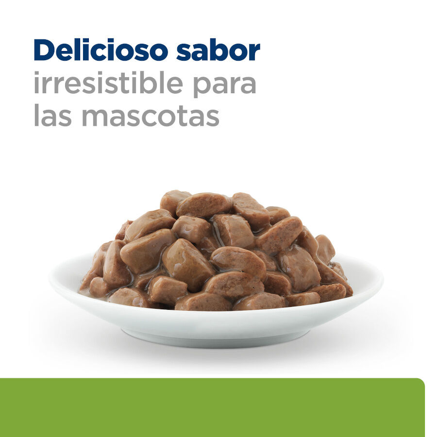 12 sobres x 85 g Hill's Prescription Diet Metab&oacute;lico Control de Peso Pescado Sobre en Salsa para gatos, , large indicador imagen numero 7